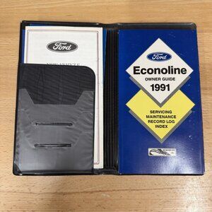 1991 Ford Econoline Owners Manual Users Guide Reference Operator Book Fuses OEM